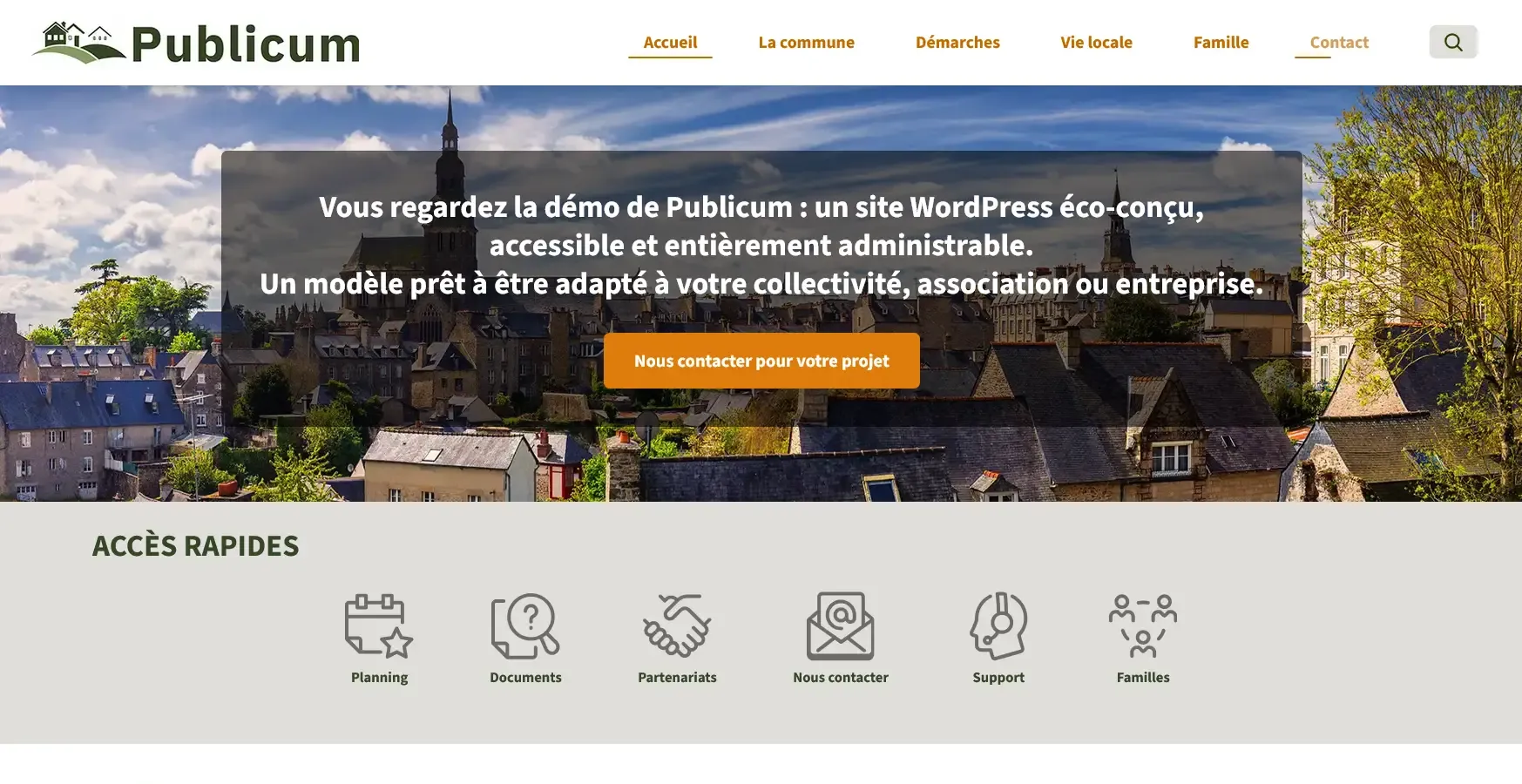 Aperçu du site Publicum