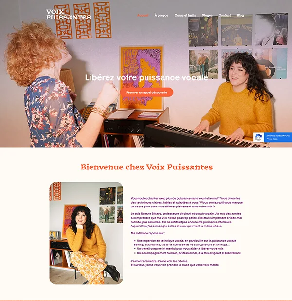 Accueil du site Voix Puissantes