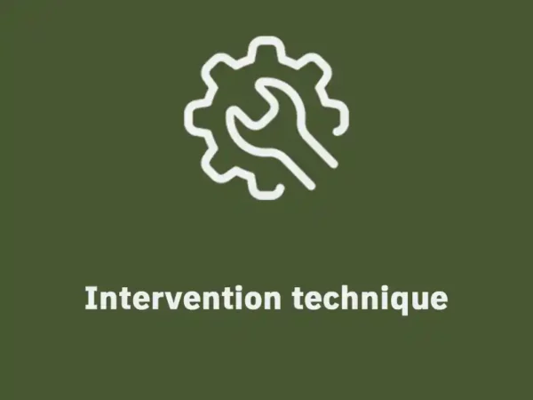 Picto Intervention technique vert forêt