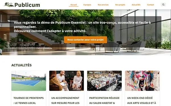 Accueil de Publicum Essentiel
